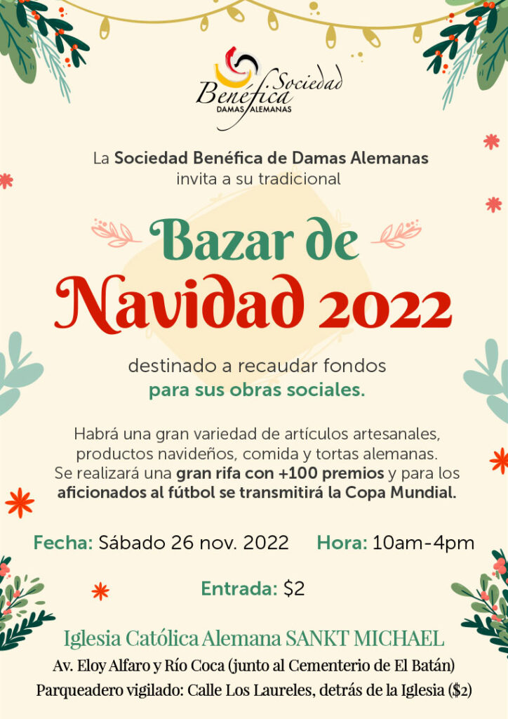 Der Weihnachtsbasar findet statt am 26 November 2022.