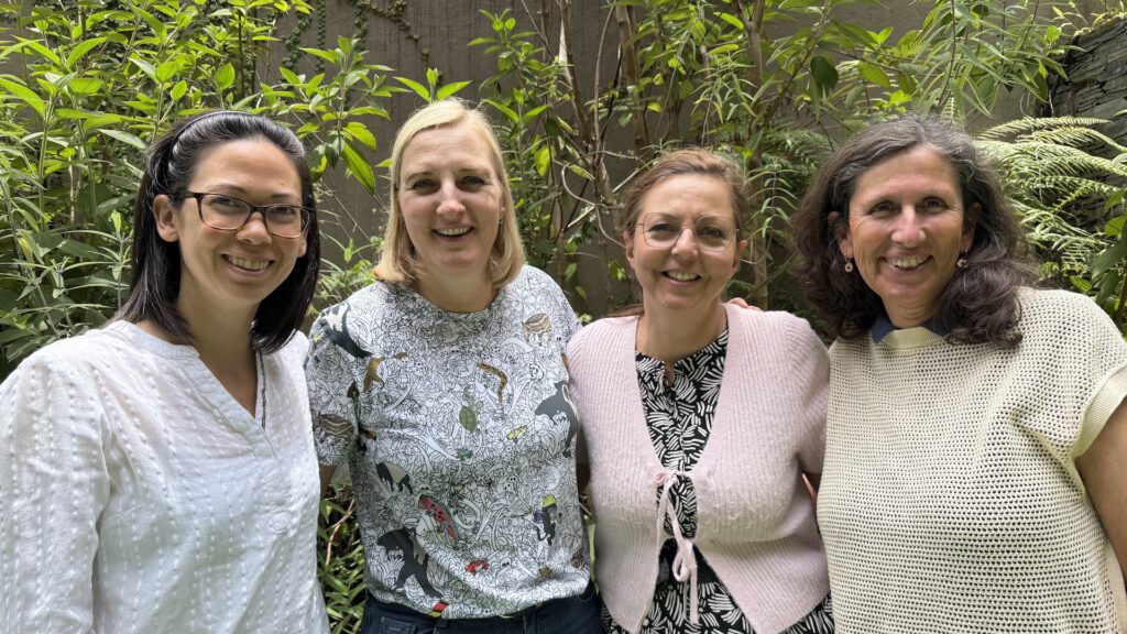Der neue Vorstand der Damas Alemanas (von links nach rechts): Aiko Bachmann, Susanne Scheuble, Martina Volkmann, Gabi Obermayer (c) Maria Jaimes
